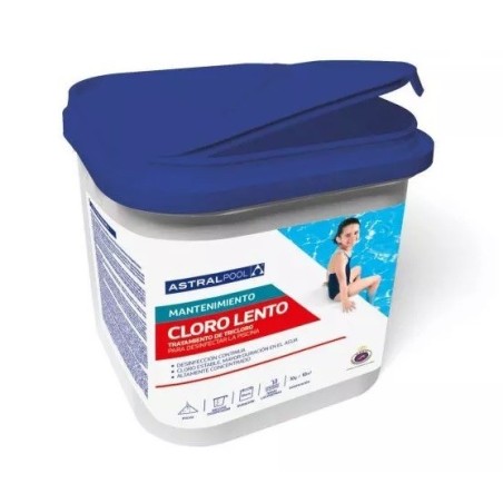 CLORO LENTO EN POLVO 30 kg. ASTRAPOOL. 11402