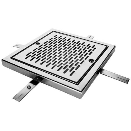 REJA DE DESAGÜE PISC. HORM. 200X200 mm AISI-316. 30764
