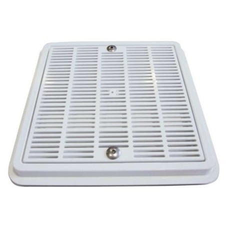 REJA DE DESAGÜE PISC. HORM. 410x410 mm PLASTICO. 34333