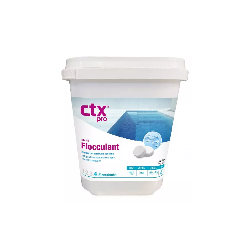 CTX 42 Floculante en tabletas de 25kg. 03120
