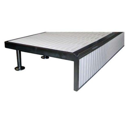 PLATAFORMA PARA PODIUMS INOX AISI-304, EXTREMO IZQUIERDO. 34216
