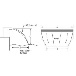 CASCADA SILKFLOW 30 CM. 45205
