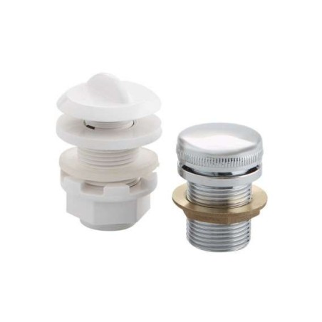 TOMA DE AIRE REGULABLE FRONTAL DE BRONCE CROMADO. 04108