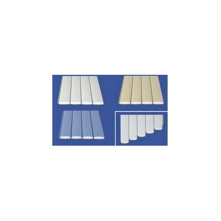 LAMA ESCALERA TRAPEZOIDAL CORTE EN ESCUADRA BASE 4 m AZUL . 31204
