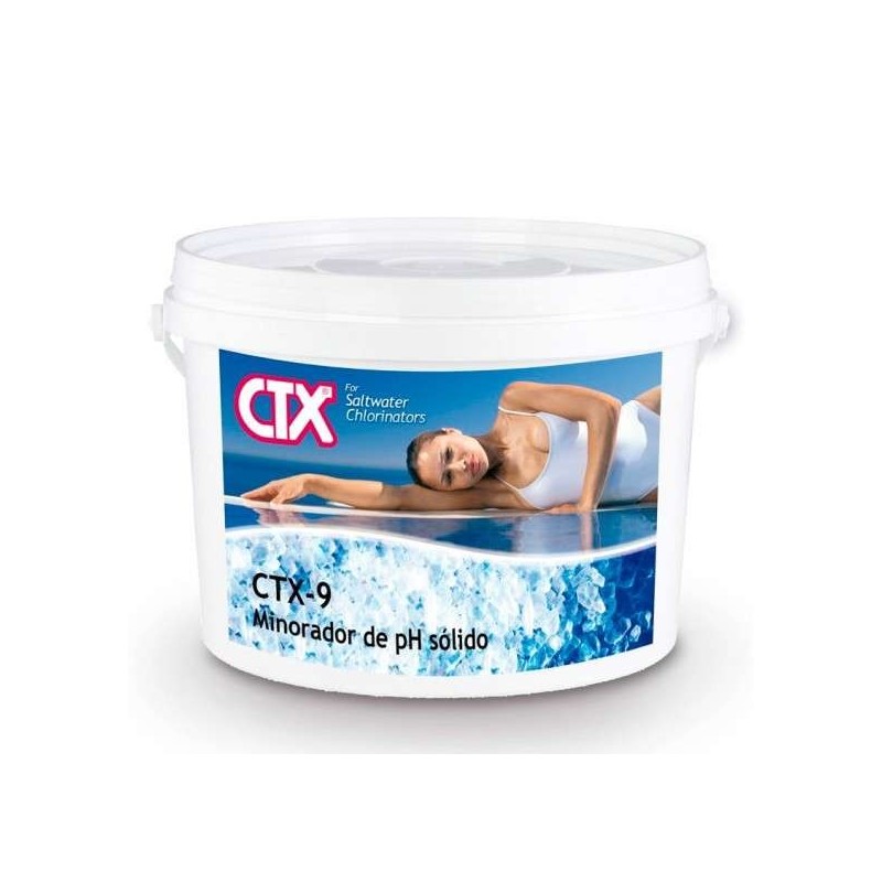 CTX 09 Minorador pH sólido piscinas electrólisis salina 16KG. 40968