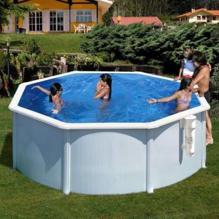 Piscina elevada barata D.460cm Gre. KITPR453