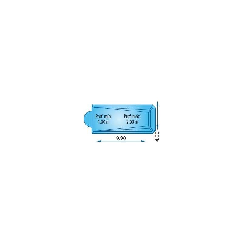 Cobertor solar Piscina S 1050 R - Europa Piscinas. COBSOL1050
