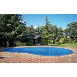 Cobertor gran resistencia azul - 6x3m para piscina Steel Pool. COBGR1ST