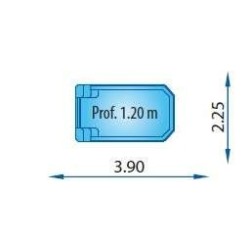 Malla de poliéster Piscina MicroPool - Europa Piscinas. COBPOLMIC