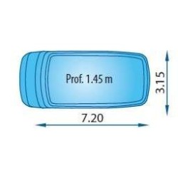 Malla poliéster Piscina S720 - Europa Piscinas. COBPOL720