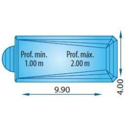 Malla poliéster Piscina S 1050 R - Europa Piscinas. COBPOL1050