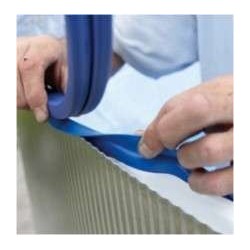 Liner azul rectangular gran resistencia - 610x375cm para piscinas Gre. FPROV610GR