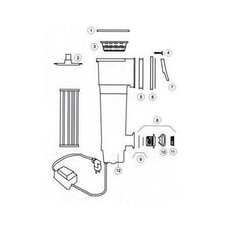 Tapón skimmer retorno Gre. 00300G0002W