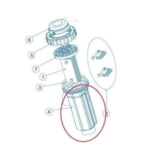 Vaso Célula Electrolisis Idegis 10 g/h. R010