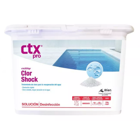 CTX 200/GR ClorShock 1KG DICLORO GRANULADO. 03135 20 UD