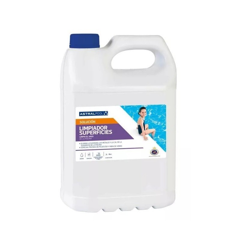 LIMPIADOR PISCINA POLIÉSTER-FIBRA 5 L. ASTRALPOOL. 16558 4 UD