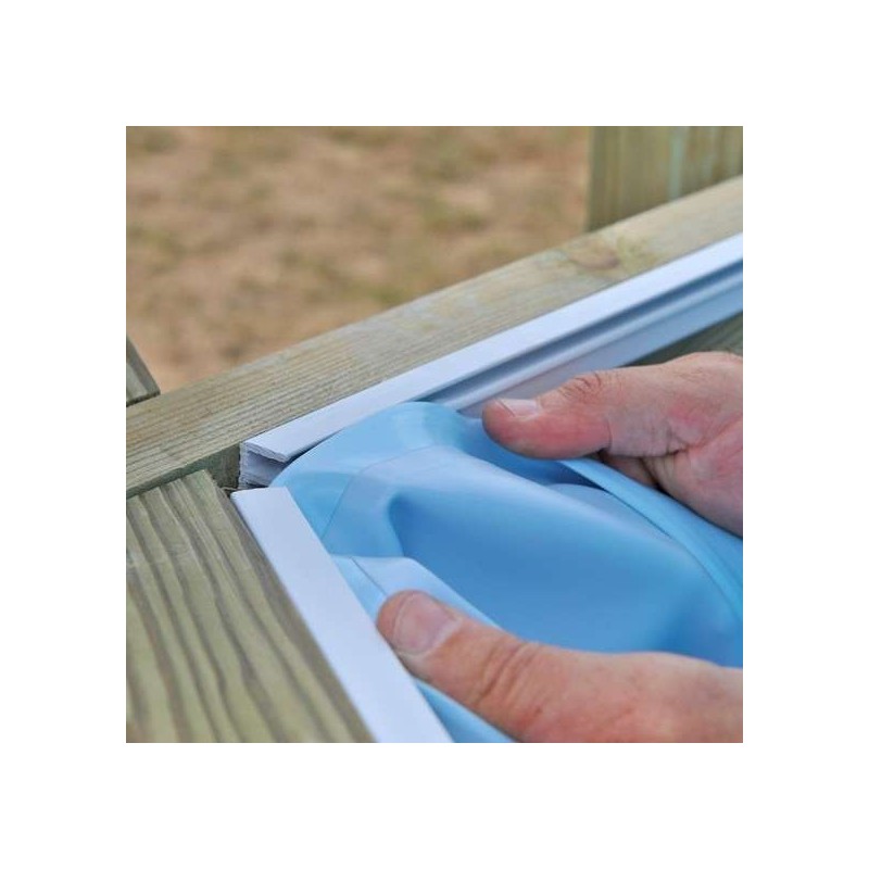 Liner beige piscina madera Violette Ø511 x 124 Gre. 786214