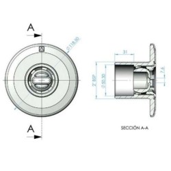 BOQUILLA NORM PISC. PREFABRICADA. 56500 24 UD