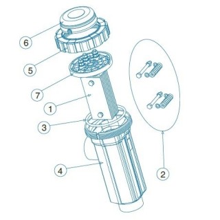 Soporte electrodo IDEGIS. R-015-05