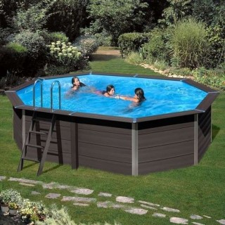 Avantgarde Pool Piscina Composite ovalada 664 x 386 x 124 Gre. KPCOV66L