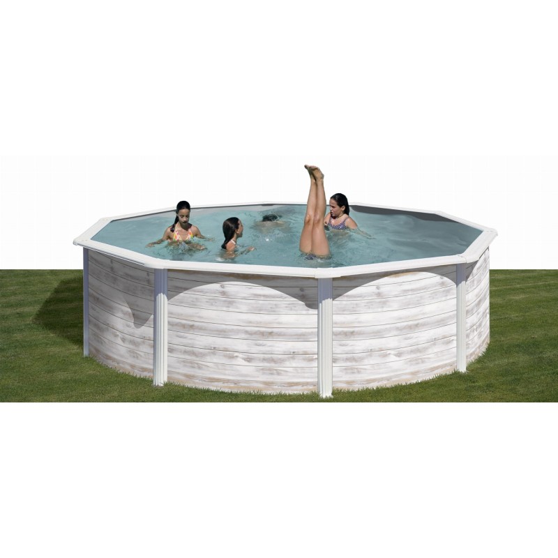 Piscina acero Finlandia Ø 300 x 120 cm GRE. KIT300N