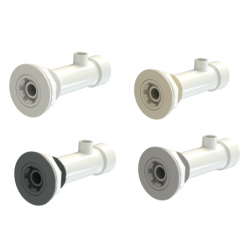 Kit hidromasaje piscina poliéster 190mm Gris claro. 32114CL129