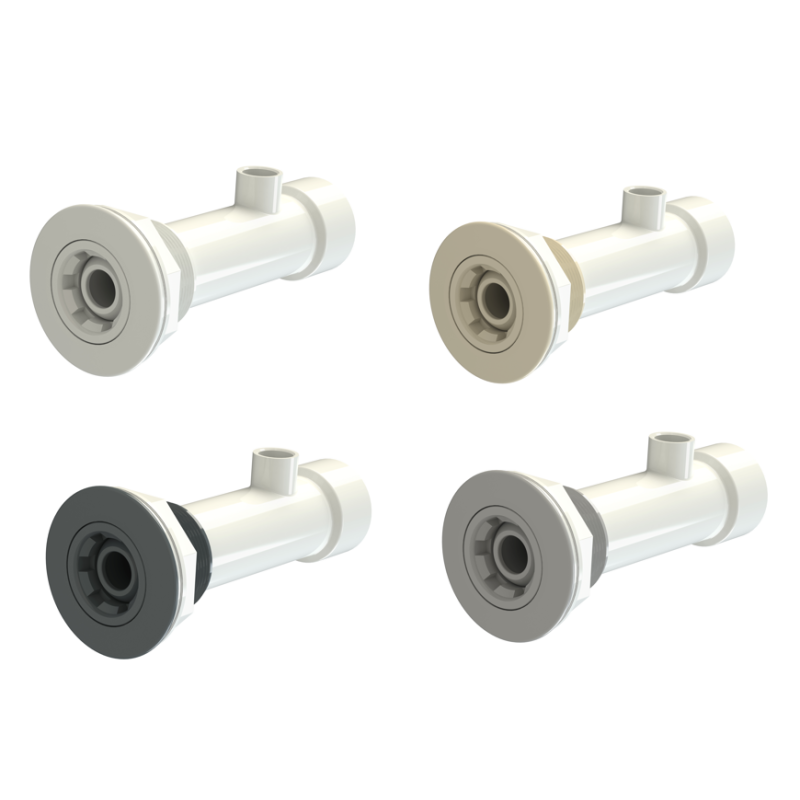 Kit hidromasaje piscina poliéster liner 190 Gris Antracita. 32115CL144