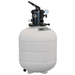 FILTRO MILLENIUM CON SALIDA TOP T/ZUNCHO 5500 L/H D.380 MM SAL. 1 1/2. 33814
