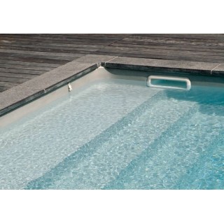 Liner ovalado gris 500 x 300 x 120 alto. FPROV500LB