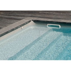 Liner ovalado gris 500 x 300 x 120 alto. FPROV500LB