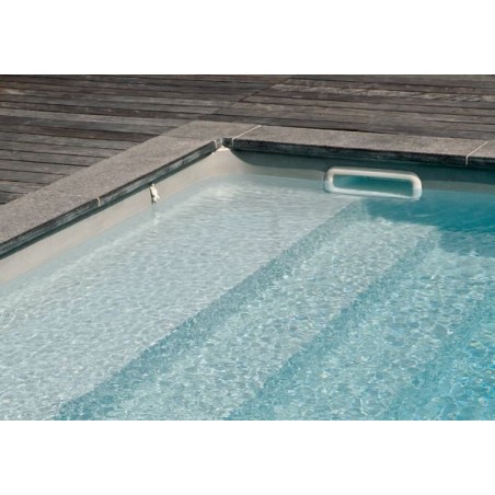 Liner ovalado gris 500 x 300 x 120 alto. FPROV500LB