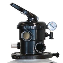 FILTRO MILLENIUM CON SALIDA TOP T/ZUNCHO 5500 L/H D.380 MM SAL. 1 1/2. 33814