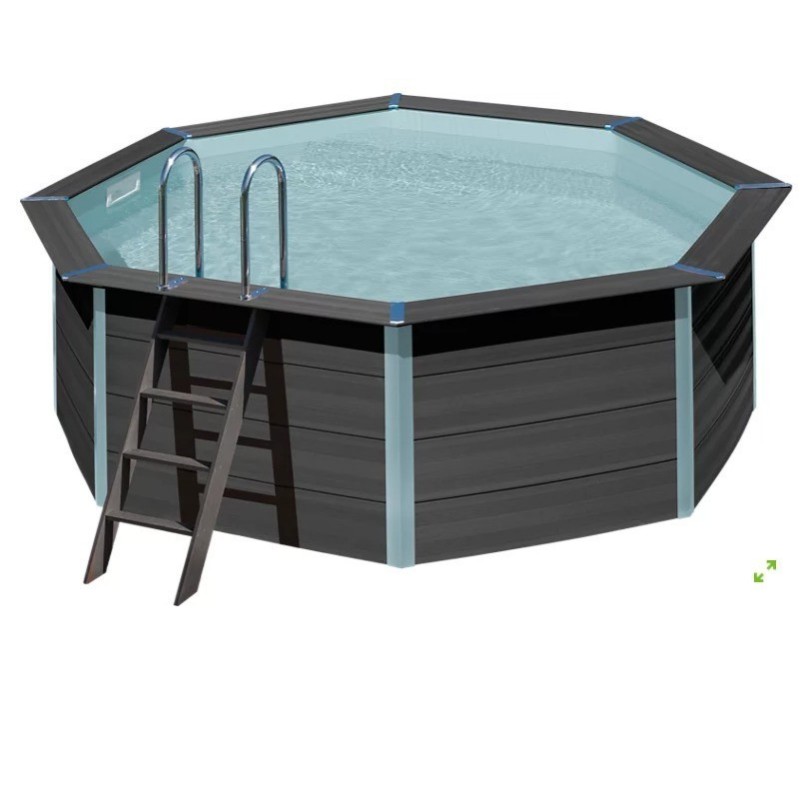 Liner ovalado gris 610 x 375 x 132 alto. FPROV618LB