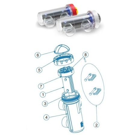 Soporte electrodos Idegis BIP DT30/40. R-015-46