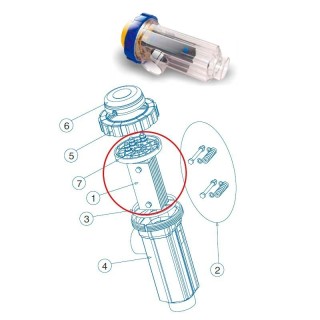 Electrodo célula DT30 IDEGIS. R-064