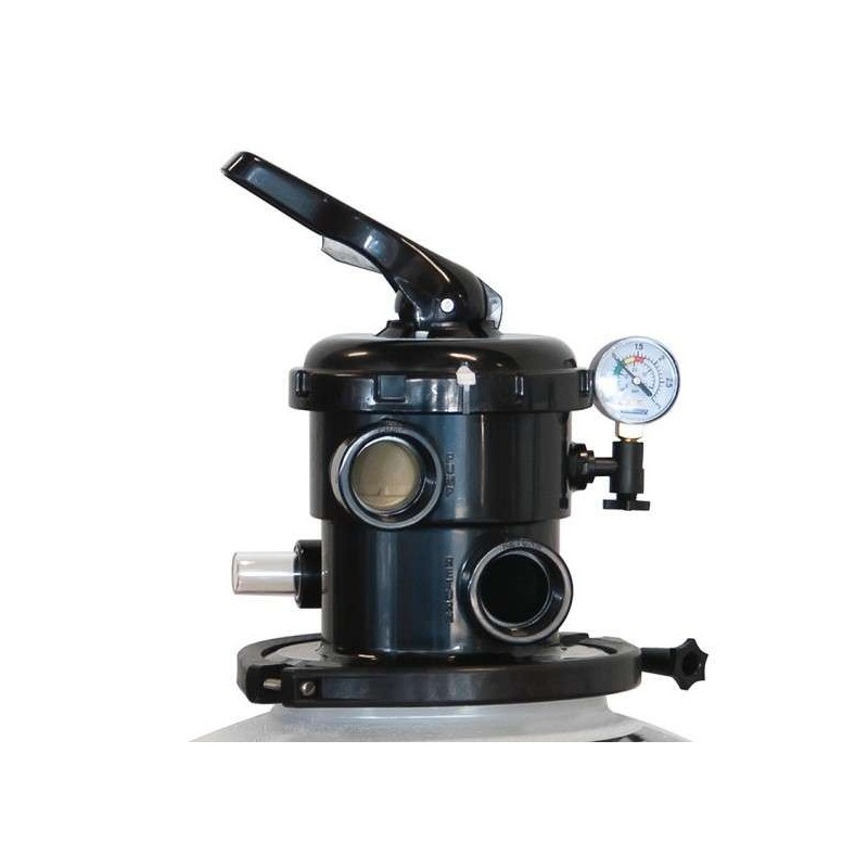 FILTRO MILLENIUM CON SALIDA TOP T/ZUNCHO 9000 L/H D.480 MM SAL. 1 1/2. 33816