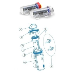 Electrodo célula DT12 IDEGIS. R-459