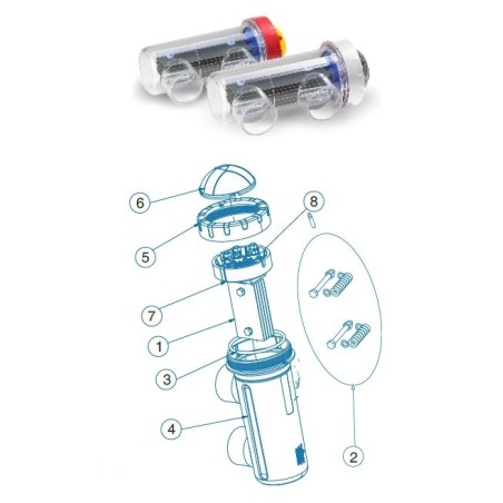 Electrodo célula DT30 IDEGIS. R-461