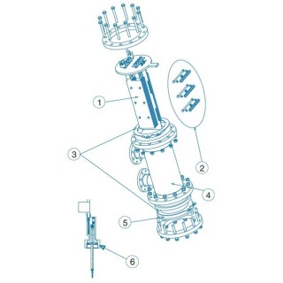Celula Vaso D-65/80 EX/+ IDEGIS. R-148