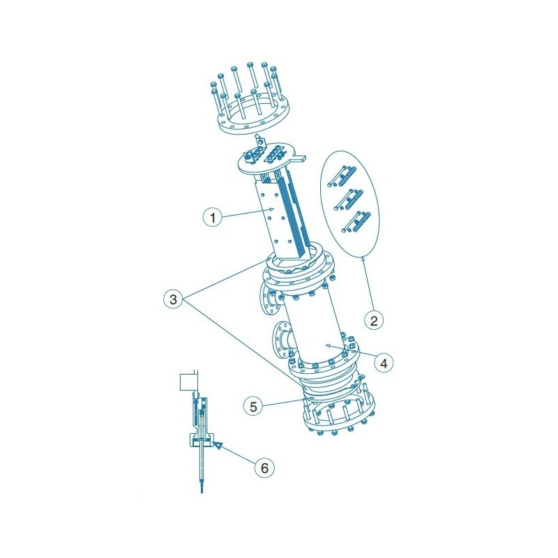 Célula Vaso D-80 LS IDEGIS. R-148 LS