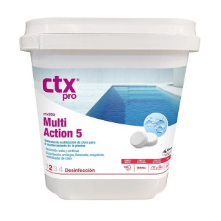 CTX 393.0 Multiacción 5 Cloro en tabletas 0% Bórico 25KG. 75369