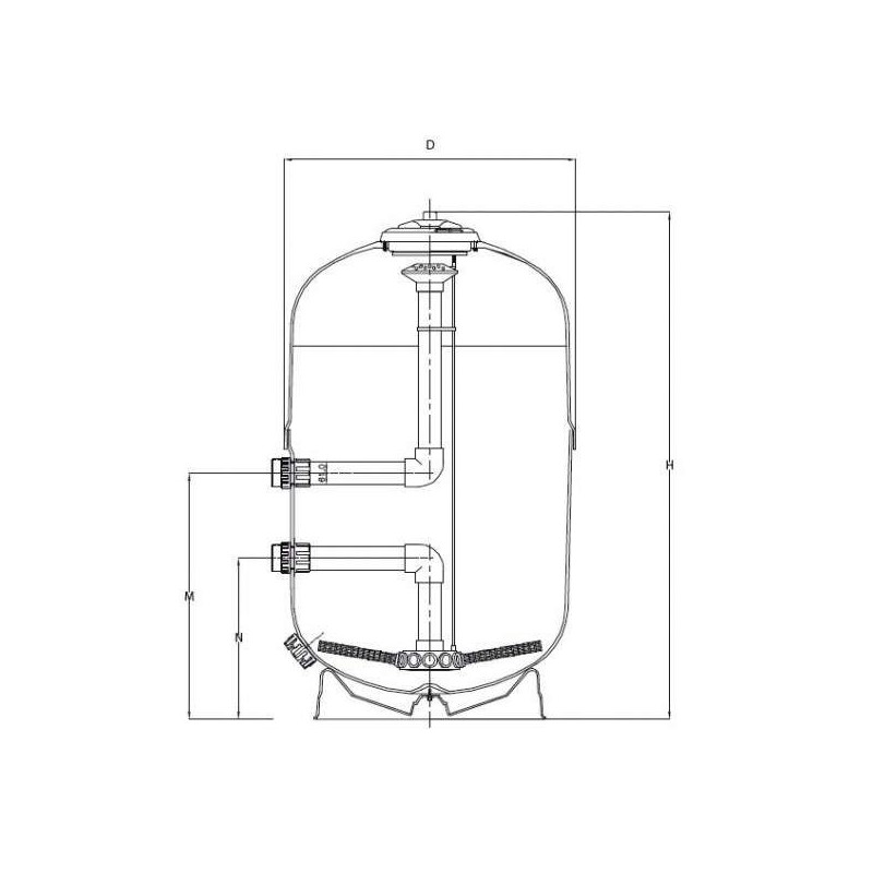 FILTROS ASTER ALTO RENDIMIENTO D.900 SAL 2". 10003-0100