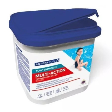 MULTIACCIÓN TABLETAS 250 GR. 5KG. ASTRALPOOL. 75160