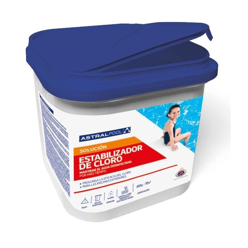ESTABILIZADOR DE CLORO 4'5 kg. ASTRALPOOL. 72812 4UD