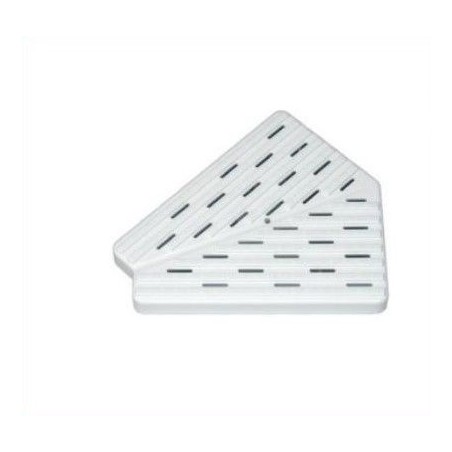 Placa esquina canal rebosadero piscina 45o 22x335mm Astralpool. 22390