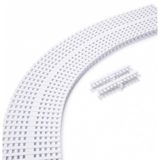 Rejilla piscina blanca para curvas 195x22 Astralpool. 28656