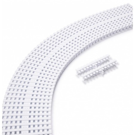Rejilla piscina blanca para curvas reversible 295x35 Astralpool. 28662
