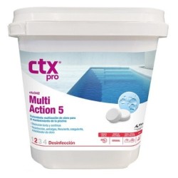 CTX 342 Multiacción 5 Cloro en tabletas 5KG 4 UNIDADES. 75148P